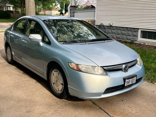 Blue 2007 Honda Civic Hybrid Base