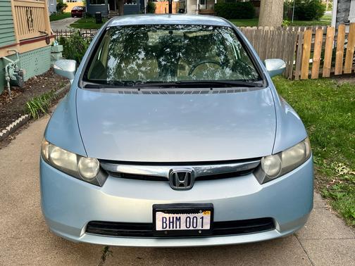 Blue 2007 Honda Civic Hybrid Base