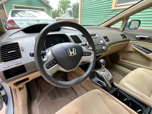 Blue 2007 Honda Civic Hybrid Base