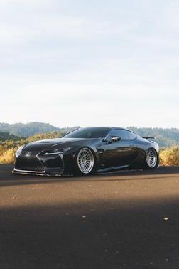 Black 2018 Lexus LC 500 Base