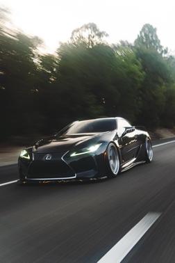 Black 2018 Lexus LC 500 Base