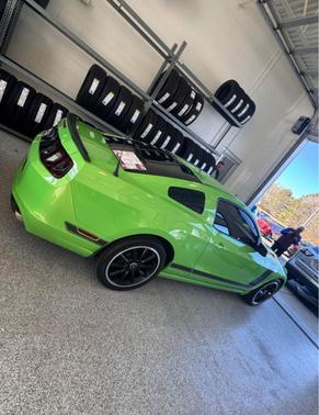 Green 2013 Ford Mustang Boss 302
