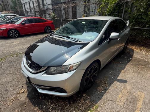 Silver 2013 Honda Civic LX