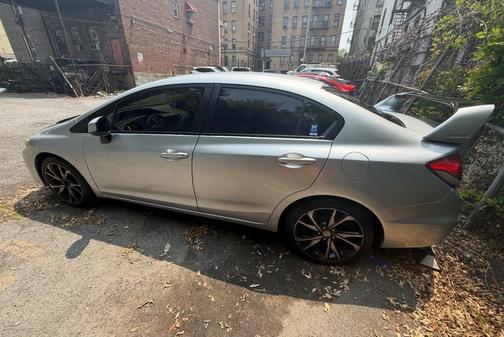 Silver 2013 Honda Civic LX