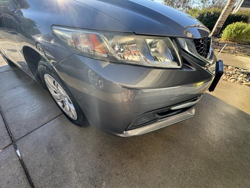 Gray 2014 Honda Civic LX