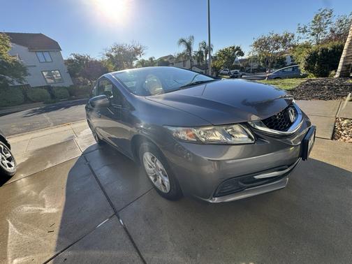 Gray 2014 Honda Civic LX