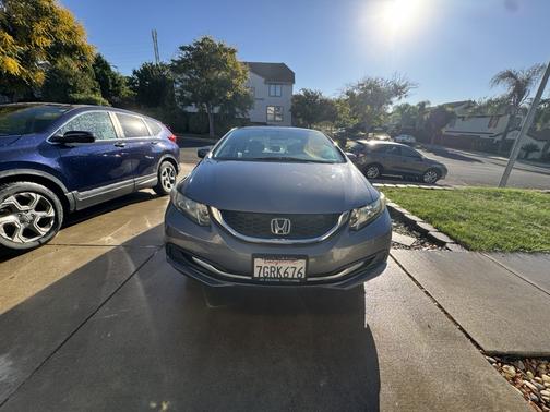 Gray 2014 Honda Civic LX