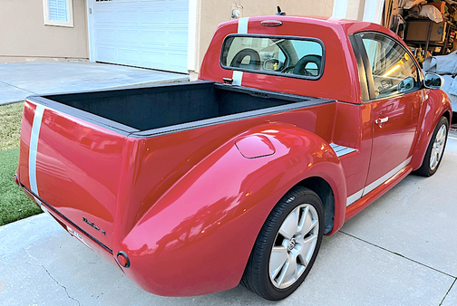 Red 2002 Volkswagen New Beetle Turbo S