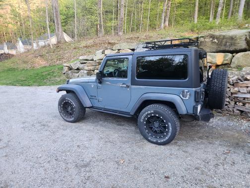 Blue 2014 Jeep Wrangler Sport