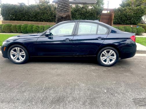 Blue 2016 BMW 328 i