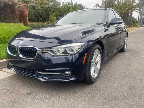 Blue 2016 BMW 328 i