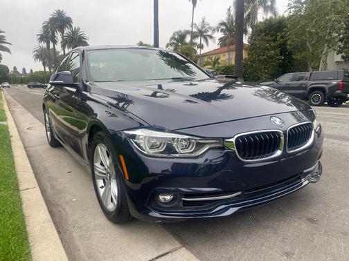 Blue 2016 BMW 328 i