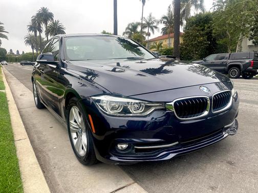 Blue 2016 BMW 328 i