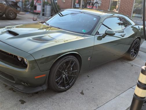 Green 2021 Dodge Challenger R/T Scat Pack