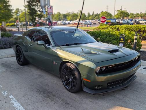 Green 2021 Dodge Challenger R/T Scat Pack