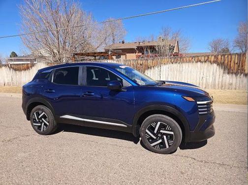 Blue 2025 Nissan Kicks SV