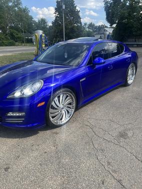 Blue 2011 Porsche Panamera Panamera