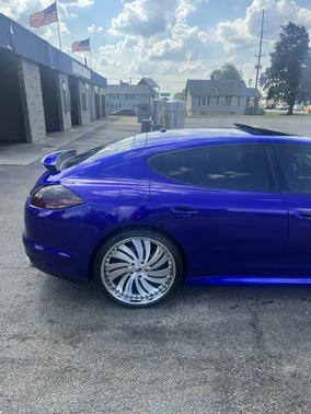 Blue 2011 Porsche Panamera Panamera