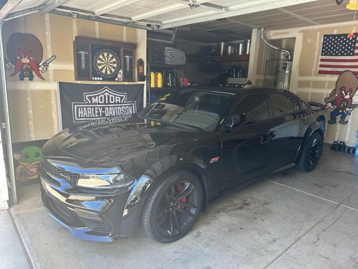 Black 2022 Dodge Charger Scat Pack Widebody