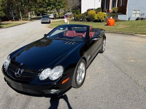 Black 2007 Mercedes-Benz SL-Class SL550 Roadster