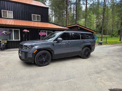 Gray 2025 Hyundai SANTA FE HEV Calligraphy