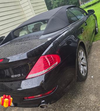 Black 2010 BMW 650 i