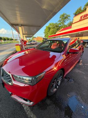Red 2019 Acura TLX V6 A-Spec