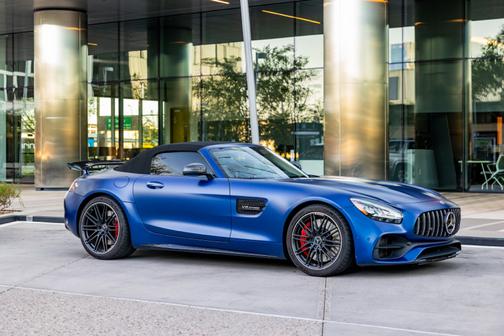 Blue 2020 Mercedes-Benz AMG GT C