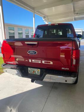 Red 2019 Ford F-150 Lariat