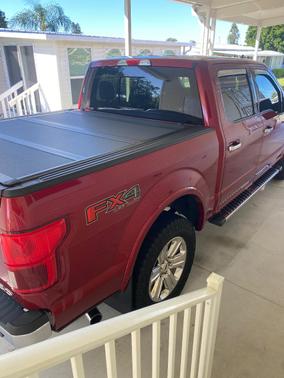 Red 2019 Ford F-150 Lariat