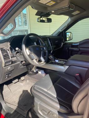 Red 2019 Ford F-150 Lariat