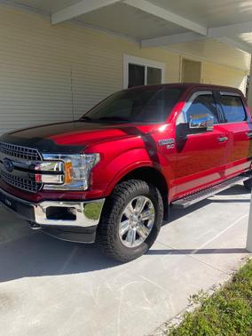 Red 2019 Ford F-150 Lariat