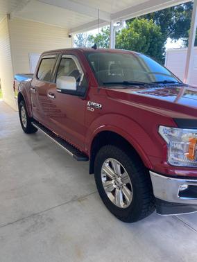 Red 2019 Ford F-150 Lariat