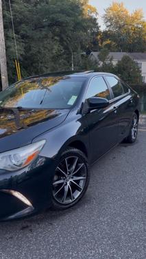 Blue 2015 Toyota Camry XSE