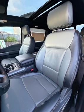 Gray 2022 Ford F-150 Lightning LARIAT