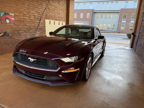 Red 2018 Ford Mustang EcoBoost Premium