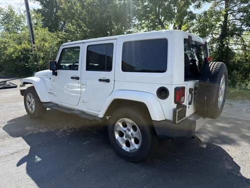 White 2015 Jeep Wrangler Unlimited Sahara
