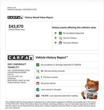 2021 Chevrolet Tahoe Z71