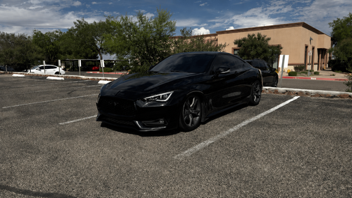 Black 2017 INFINITI Q60 3.0T Premium