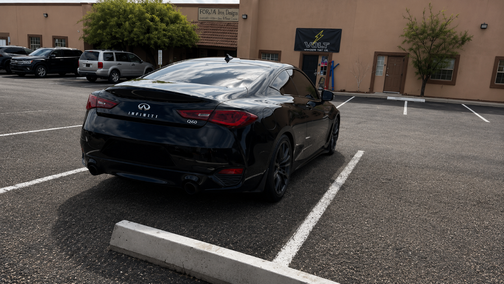 Black 2017 INFINITI Q60 3.0T Premium