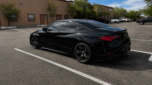 Black 2017 INFINITI Q60 3.0T Premium