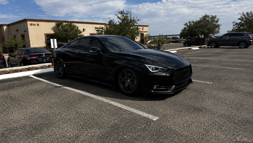 Black 2017 INFINITI Q60 3.0T Premium