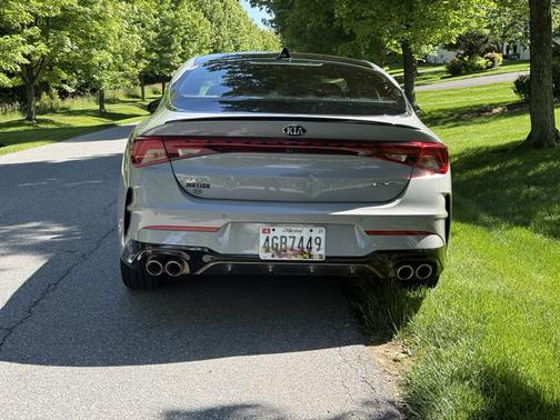 Gray 2021 Kia K5 GT