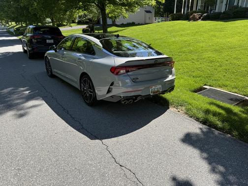 Gray 2021 Kia K5 GT