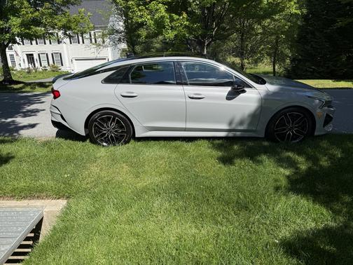 Gray 2021 Kia K5 GT