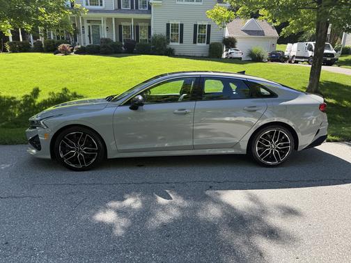 Gray 2021 Kia K5 GT