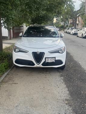 White 2018 Alfa Romeo Stelvio Ti Sport