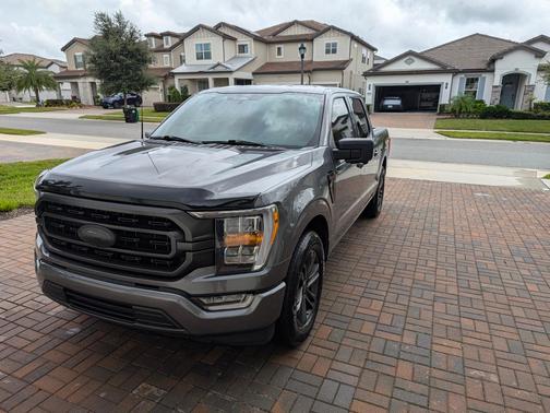 Gray 2022 Ford F-150 XLT