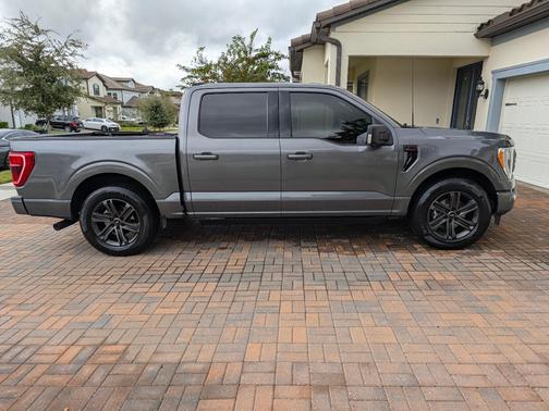 Gray 2022 Ford F-150 XLT