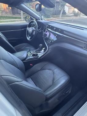White 2020 Toyota Camry XSE